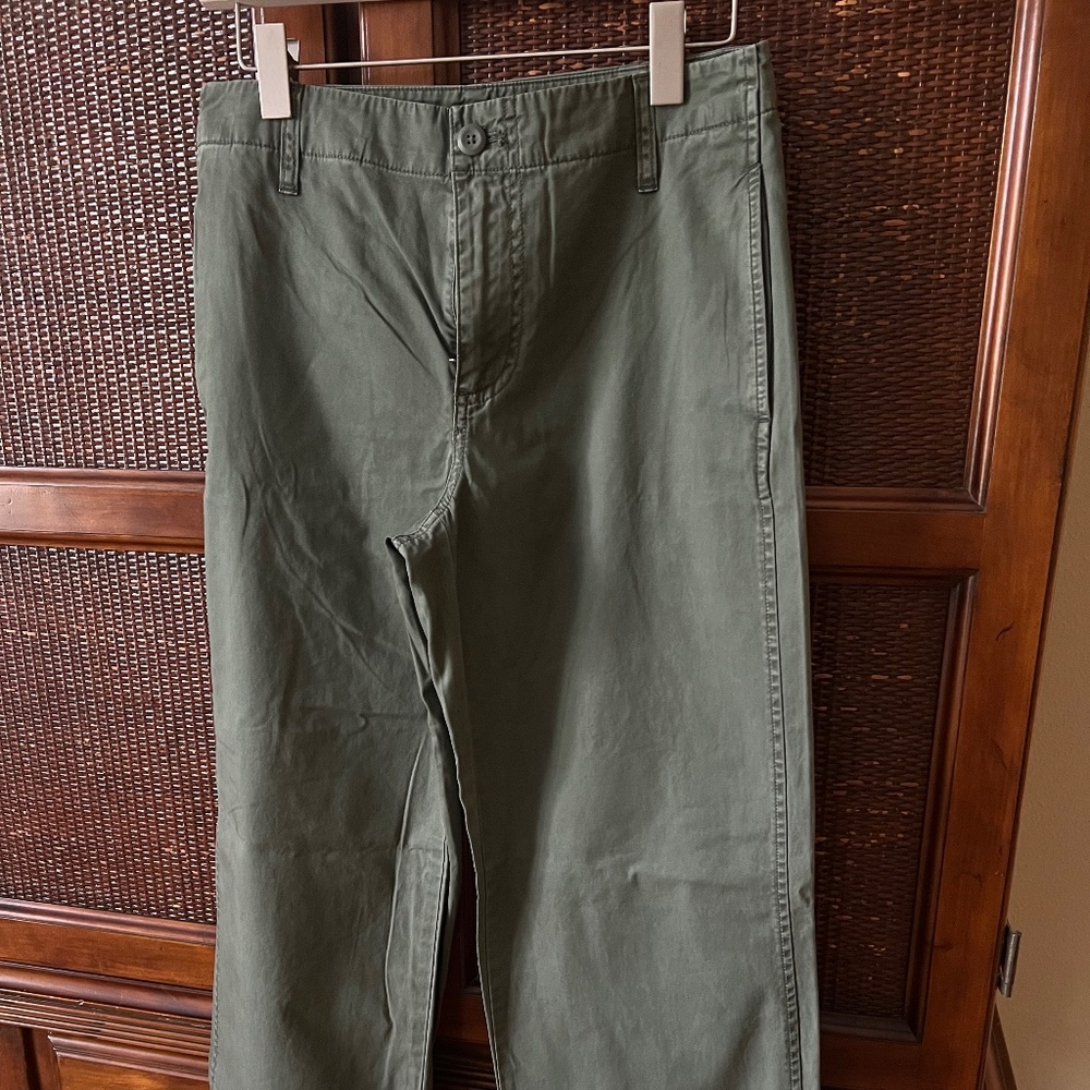 NWT J. Crew Chinos, Sz 25, Olive